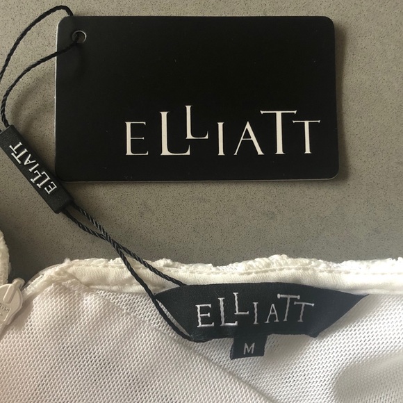 Elliat Platonic Dress in White, NWT.  M - Picture 7 of 7